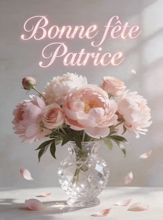 Bonne fête Patrice - Patrice gif bonne fete rigolo