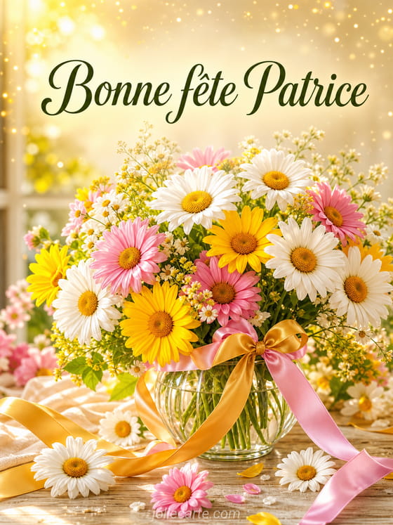 Carte bonne fête Patrice