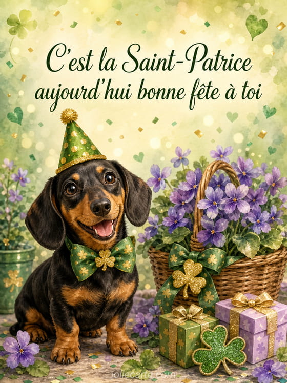 Carte bonne fête Patrice