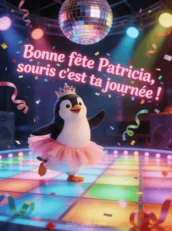 Bonne fête Patricia - Patricia bonne fete gif drole