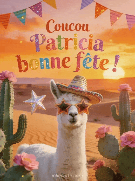 Bonne fête Patricia - Patricia carte bonne fete