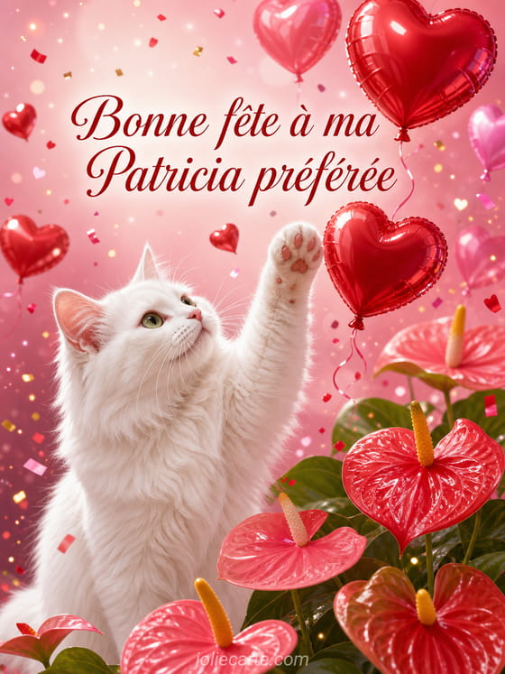 Carte bonne fête Patricia