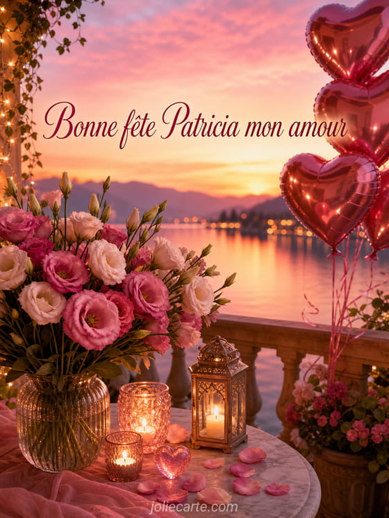 Carte bonne fête Patricia