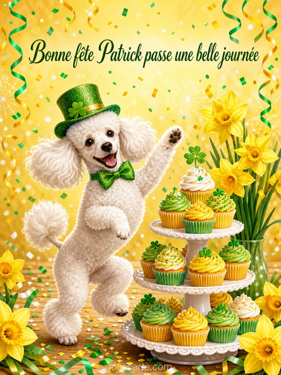Carte bonne fête Patrick
