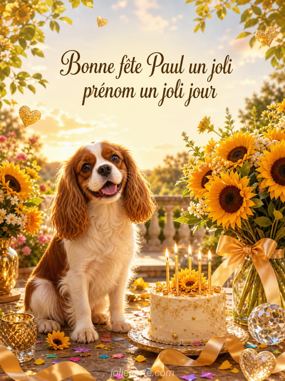Carte bonne fête Paul