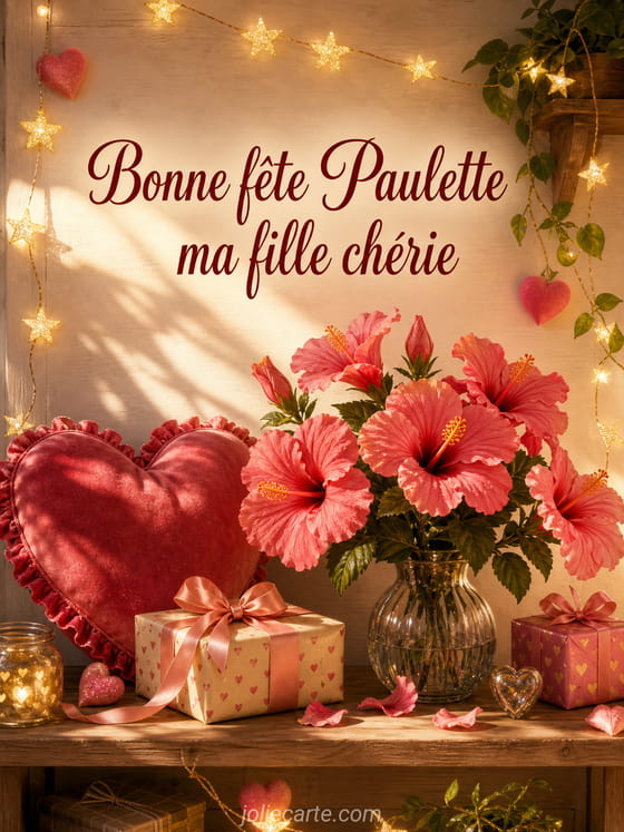 Carte bonne fĂȘte Paulette