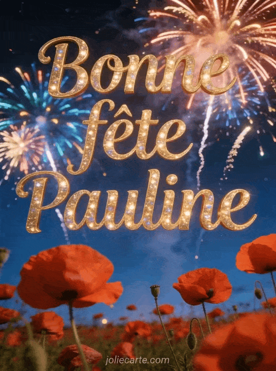 Bonne fête Pauline - Pauline bonne fete image