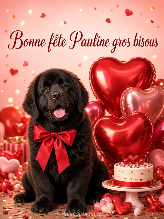 Carte bonne fĂȘte Pauline
