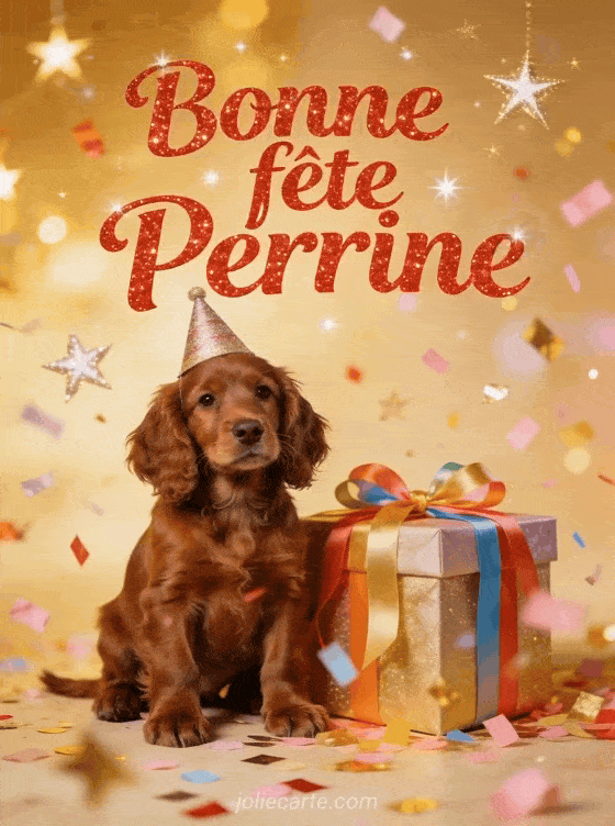 Bonne fête Perrine - Bonne fete perrine gif