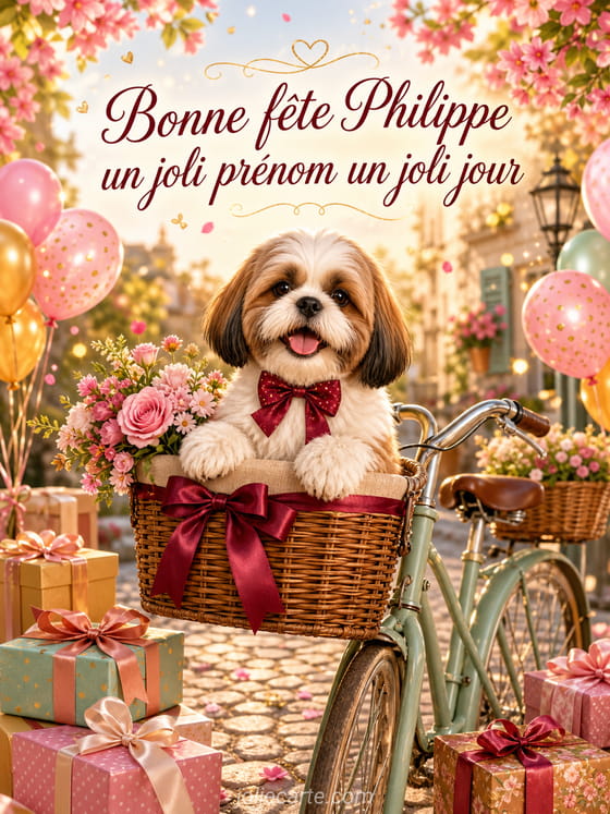 Carte bonne fĂȘte Philippe