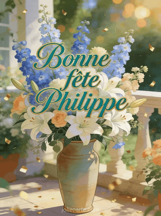 Bonne fête Philippe - Bonne fete philippe fleurs