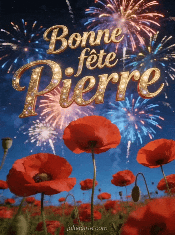 Bonne fête Pierre - Pierre bonne fete image