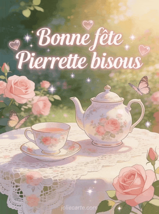 Bonne fête Pierrette - Bonne fete pierrette bisous