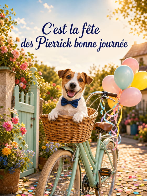 Carte bonne fête Pierrick