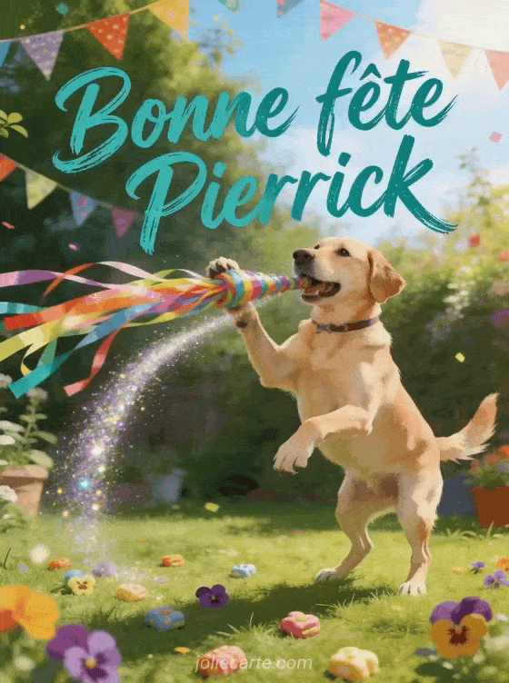 Bonne fête Pierrick - Bonne fete pierrick gif anime
