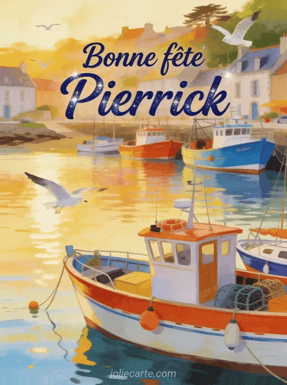 Bonne fête Pierrick - Bonne fete pierrick gif