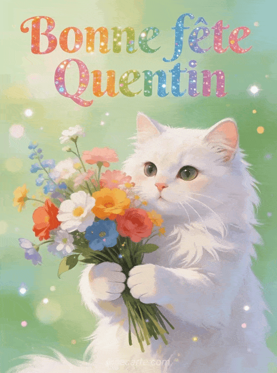 Bonne fête Quentin - Quentin gif bonne fete