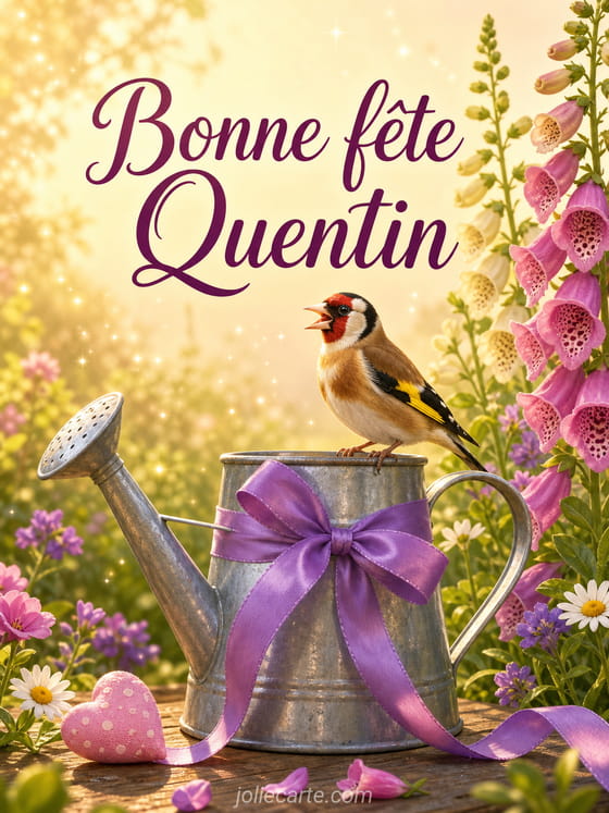 Carte bonne fĂȘte Quentin