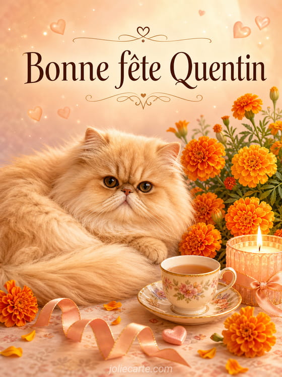 Carte bonne fĂȘte Quentin