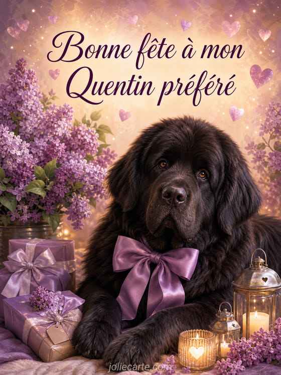 Carte bonne fĂȘte Quentin
