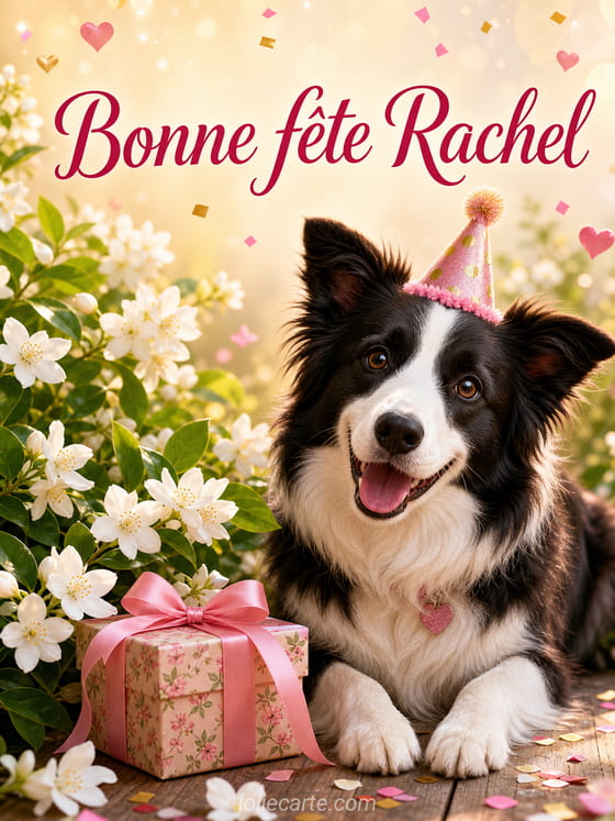 Carte bonne fĂȘte Rachel