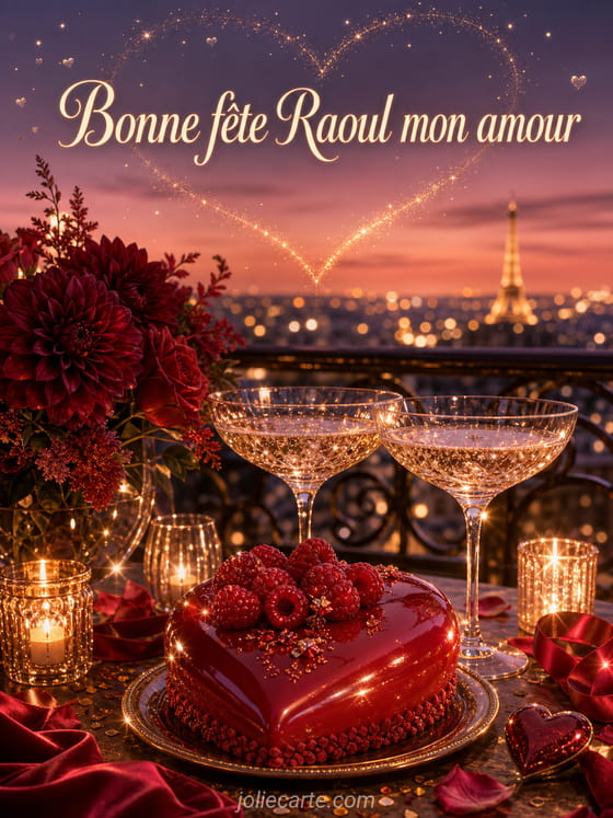Carte bonne fête Raoul