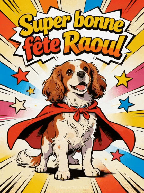 Bonne fête Raoul - Raoul gif bonne fete gratuit