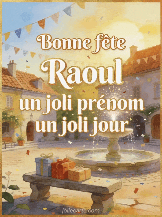 Bonne fête Raoul - Bonne fete saint raoul
