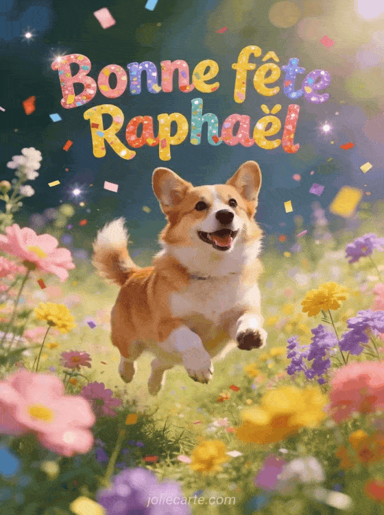 Bonne fête Raphael - Raphael gif bonne fete gratuit