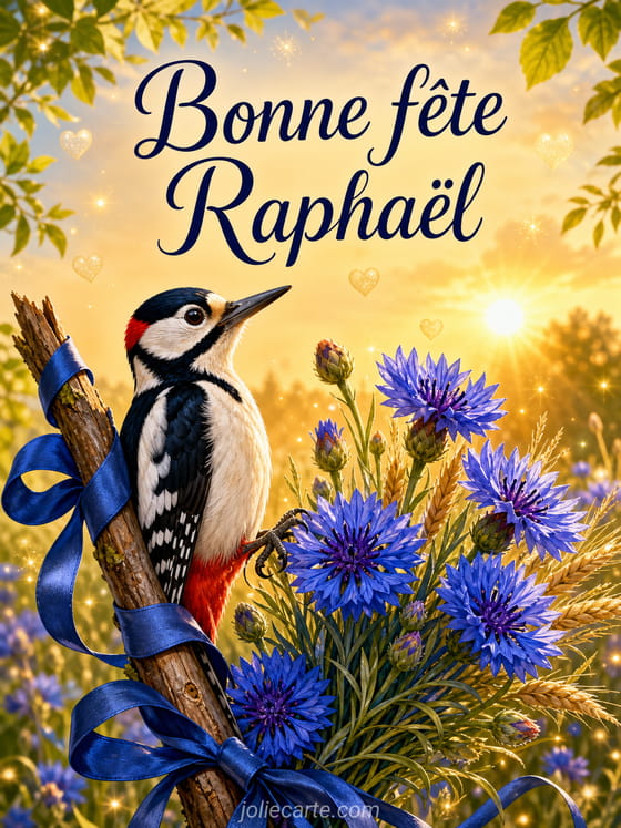 Carte bonne fête Raphaël