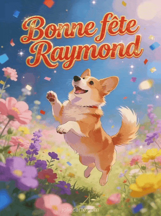 Bonne fête Raymond - Raymond gif bonne fete gratuit