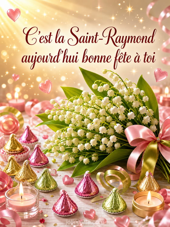Carte bonne fête Raymond