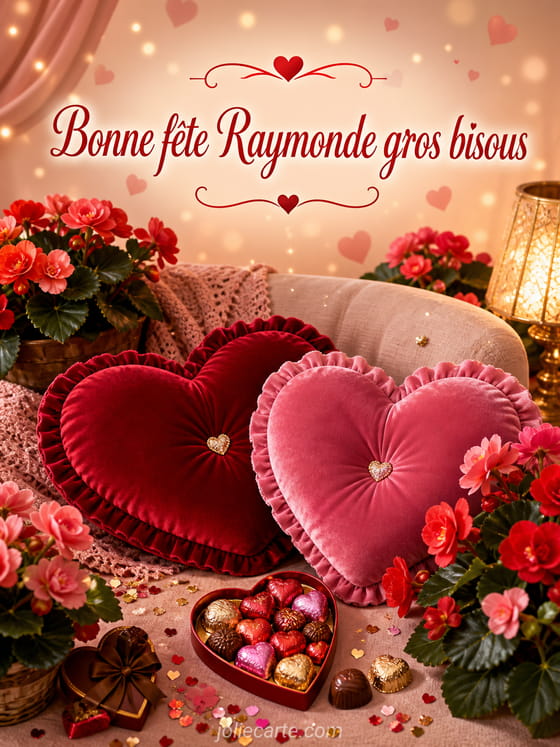 Carte bonne fête Raymonde