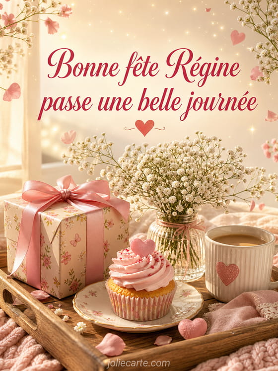 Carte bonne fĂȘte RĂ©gine