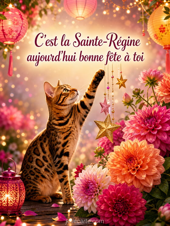Carte bonne fĂȘte RĂ©gine