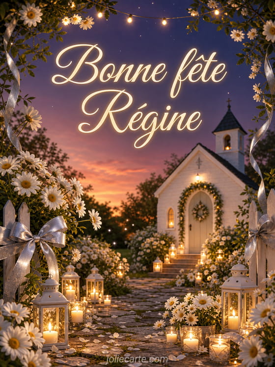 Carte bonne fĂȘte RĂ©gine