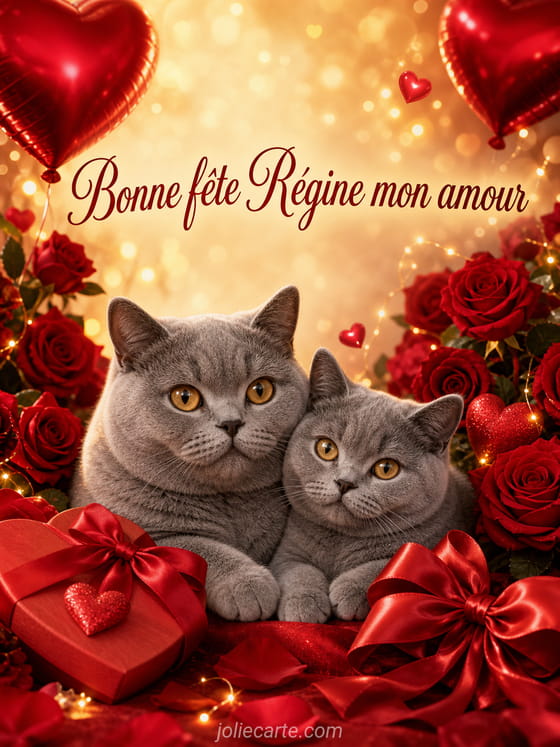 Carte bonne fĂȘte RĂ©gine