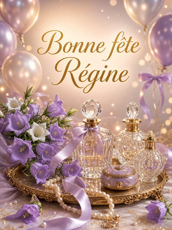 Carte bonne fĂȘte RĂ©gine