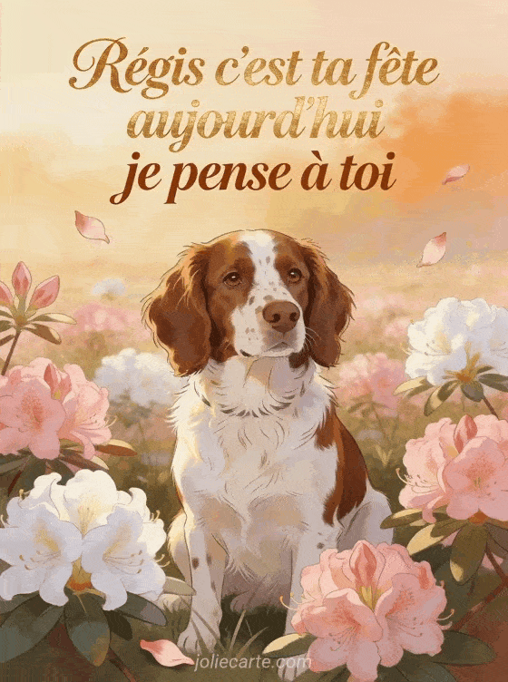 Bonne fête Régis - Carte bonne fete regis