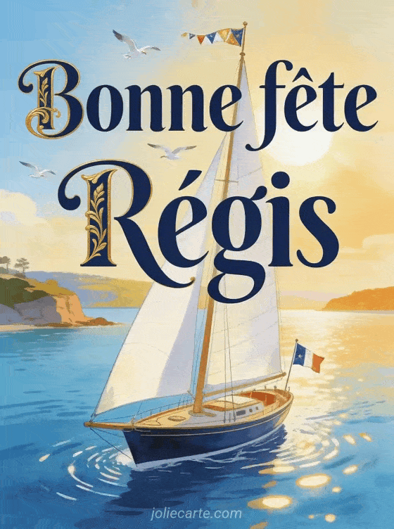 Bonne fête Régis - Bonne fete regis garcon