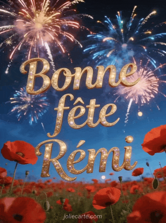 Bonne fête Remi - Bonne fete remi gratuit