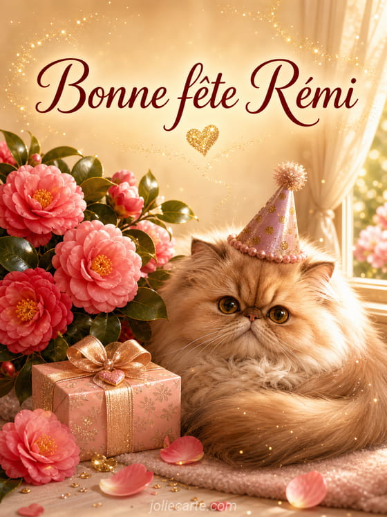 Carte bonne fĂȘte RĂ©mi