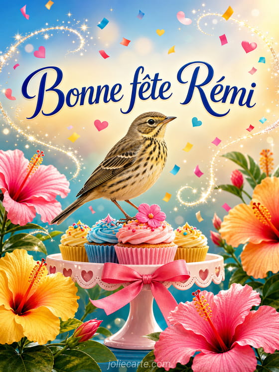 Carte bonne fĂȘte RĂ©mi