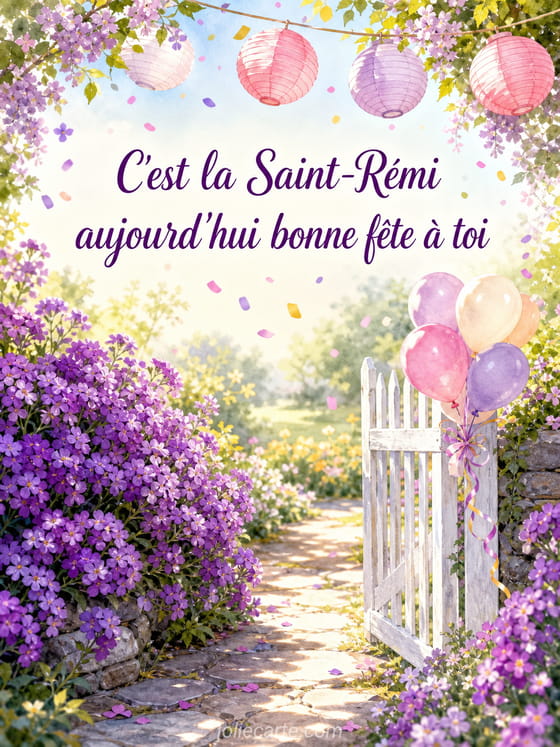 Carte bonne fĂȘte RĂ©mi