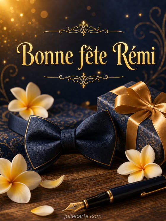 Carte bonne fĂȘte RĂ©mi