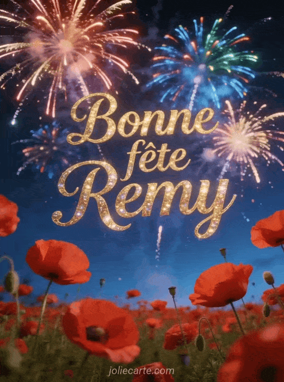 Bonne fête Remy - Bonne fete remy gratuit