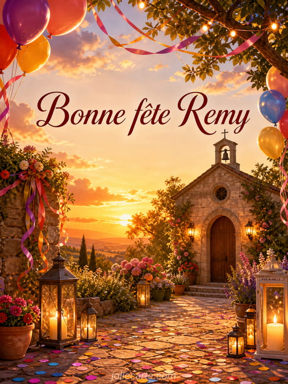 Carte bonne fĂȘte Remy