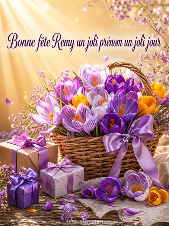 Carte bonne fĂȘte Remy