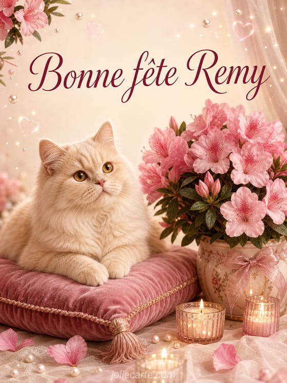 Carte bonne fĂȘte Remy