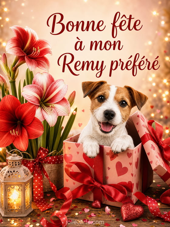 Carte bonne fĂȘte Remy